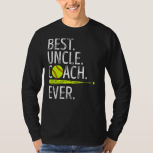Best Uncle Coach Ever Shirt Softball
