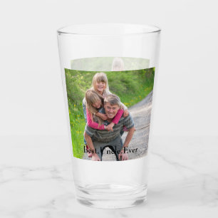 Best Uncle Ever 2 Photo Personalised Glass