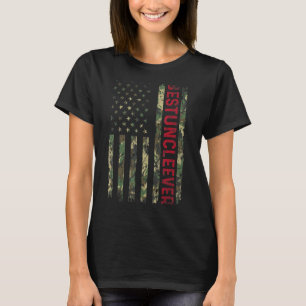 Best Uncle Ever American Flag Vintage Father's Day T-Shirt