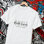 Best Uncle Ever Modern Elegant Simple Father's Day T-Shirt<br><div class="desc">This simple and modern design is composed of san serif typography.</div>