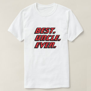 Best Uncle Ever Modern Racing T-Shirt