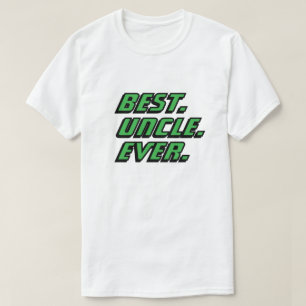 Best Uncle Ever Modern Racing T-Shirt