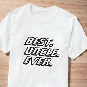 Best Uncle Ever Modern Racing T-Shirt