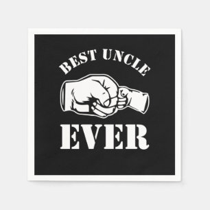 Best Uncle Ever Niece Nephew Godfather Dad Mum Gif Napkin