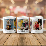 Best Uncle Ever Personalised Photo Collage Coffee Mug<br><div class="desc">Celebrate the amazing uncle in your life with this personalised photo collage coffee mug! Featuring three custom photos and meaningful text options,  including his name,  "Best Uncle Ever, " and a special date. This mug is a heartfelt keepsake,  perfect for birthdays,  Father’s Day,  or any occasion to show appreciation.</div>