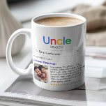 Best Uncle Ever Search Results Photo & Message Coffee Mug<br><div class="desc">This playful and heartwarming mug design is the ultimate way to celebrate the best uncle ever. Designed to look like a search engine result, it humorously confirms your uncle as the top "result, " complete with a personal message and custom photo. The vibrant and modern design, paired with a heartfelt...</div>