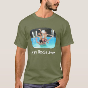 Best Uncle Ever upload your horizontal photo T-Shirt