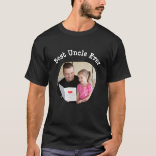 Best Uncle Ever upload your square family photo T-Shirt