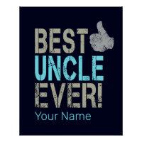 Best Uncle Ever Vintage Design With Thumb Up