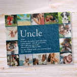 Best Uncle Funcle Definition 14 Photo Blue Jigsaw Puzzle<br><div class="desc">14 photo collage jigsaw for you to personalise for your special,  favourite Uncle or Funcle to create a unique gift. A perfect way to show him how amazing he is every day. Designed by Thisisnotme©</div>