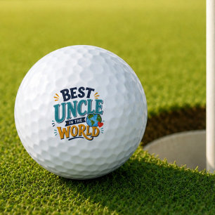 Best Uncle in the World Golf Ball
