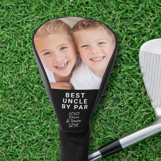 Best Uncle Photo Black Golf Head Cover (Creator Uploaded)