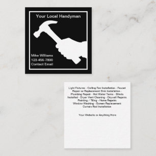 Best Unique Handyman Business Cards Design