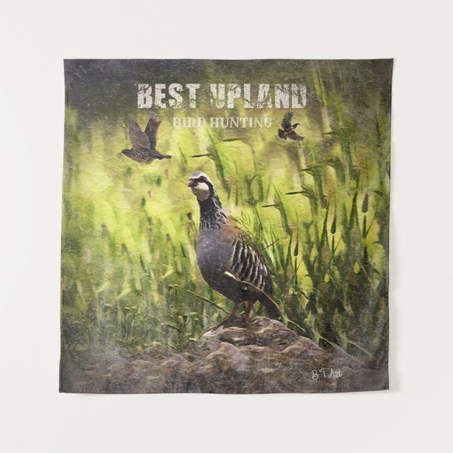Best Upland Bird Hunting  Tapestry (Front)