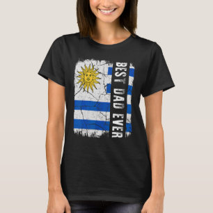 Best Uruguayan Dad Ever Uruguay Flag Daddy Father' T-Shirt