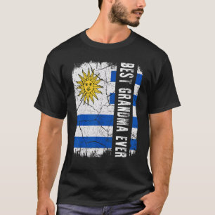 Best Uruguayan Grandma Ever Uruguay Flag Mother's  T-Shirt