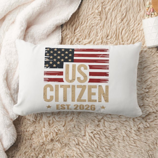 Best US Citizen Est. 2026 Patriotic Pillow Design (Blanket)