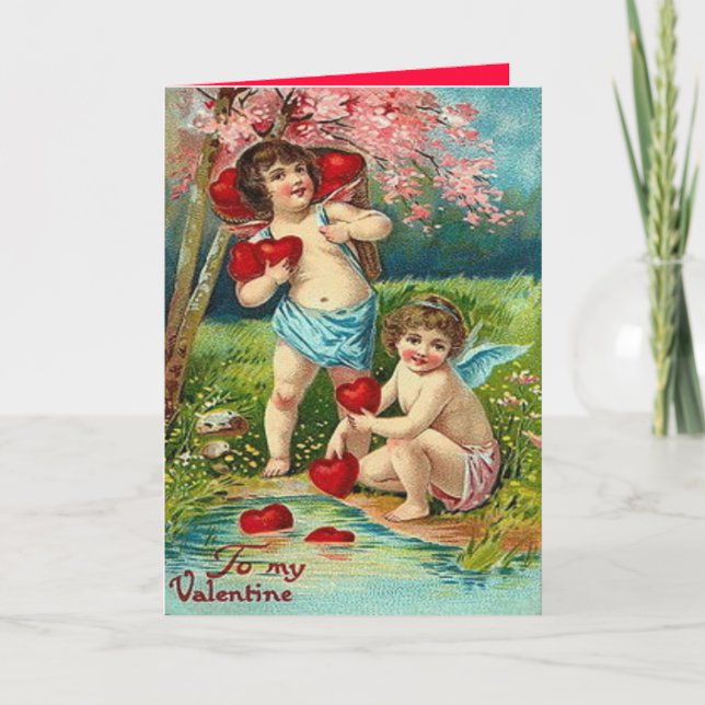 BEST VALENTINES DAY GREETING CARDS - VICTORIAN ERA (Front)