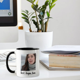 Best Vegan Ever,  Custom Photo Mug