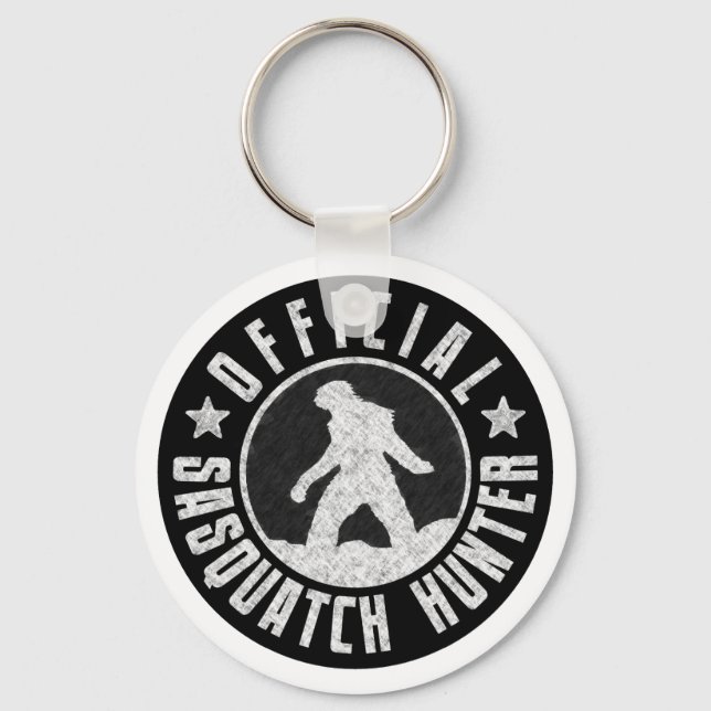 Best Version - OFFICIAL Sasquatch Hunter Design Key Ring (Front)