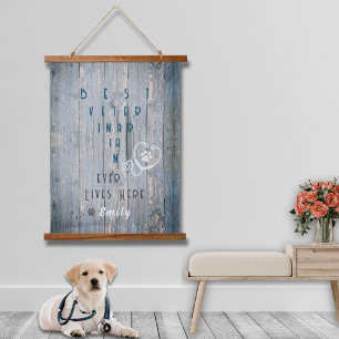 Best Veterinarian Ever Lives Here Wall Tapestry