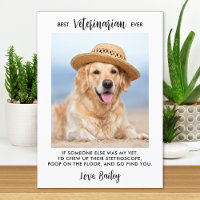 Best Veterinarian Ever Personalised Dog Pet Photo 