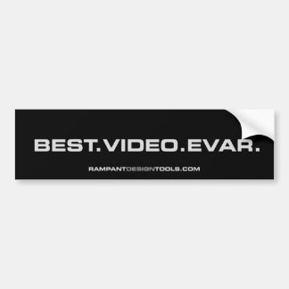 Best Video Evar - Rampant Bumper Sticker