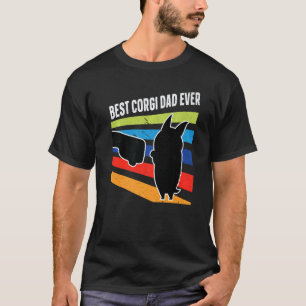 Best Vintage Corgi Dad T Fist Bump For Dog T-Shirt