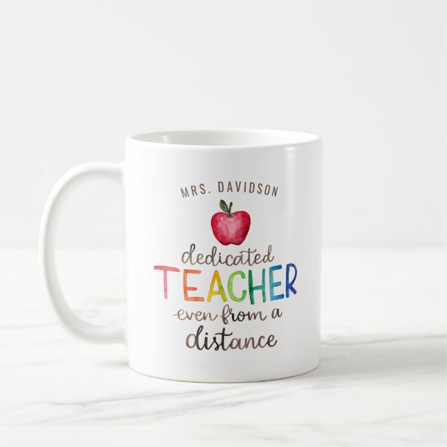 Best Virtual Teacher Ever | Distance Learning Coff Coffee Mug (Left)