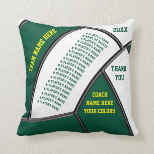 Best Volleyball Coach Gifts, ALL Player's Names Cushion
