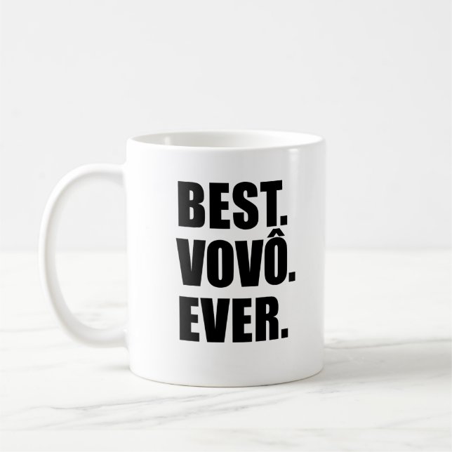 Best Vovo Ever Portuguese Grandpa Mug (Left)