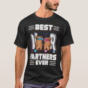 Best VR Partners Ever Virtual Reality VR Bear Cou T-Shirt
