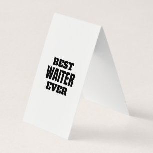 best waiter ever business card