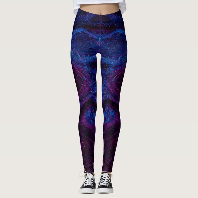 Best Watercolor Leggings for a Pop of Colour (Front)