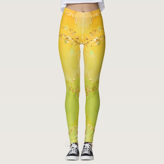 Best Watercolor Leggings for Dreamers (Front)