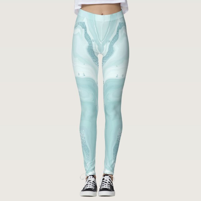 Best Watercolor Leggings for Refined Looks (Front)