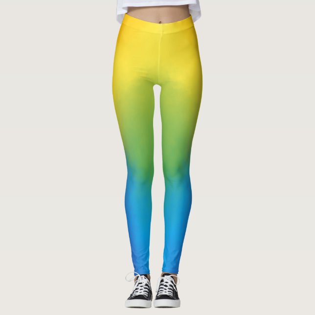 Best Watercolor Leggings for Vacation Style (Front)