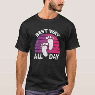 Best Way All Day Nature Earthing Barefoot Barefoot T-Shirt