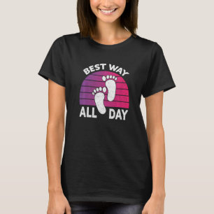 Best Way All Day Nature Earthing Barefoot Barefoot T-Shirt