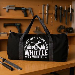 Best Way Carve Wood Whittle Duffle Bag