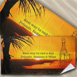 Best Way to end the day 2441 Beach Towel