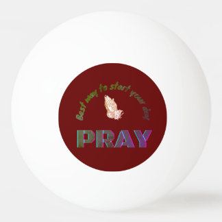 Best way to start your day       ping pong ball