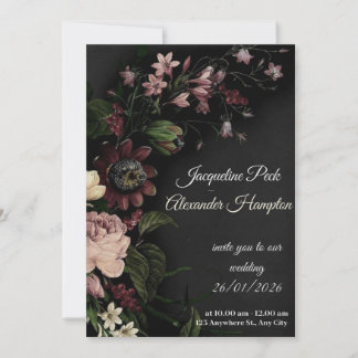 best wedding purple card