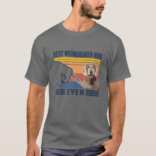 Best Weimaraner Mum Ever Vintage Mother Day Christ T-Shirt