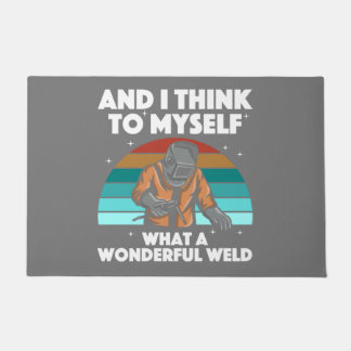 Best Welding Art Men Women Arc Welder Pipeliner Ir Doormat