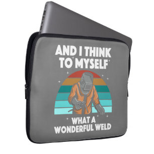 Best Welding Art Men Women Arc Welder Pipeliner Ir Laptop Sleeve