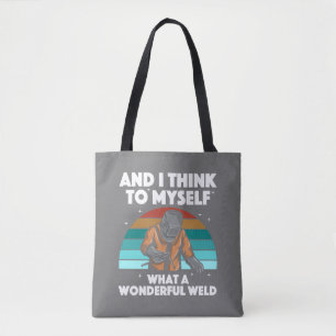 Best Welding Art Men Women Arc Welder Pipeliner Ir Tote Bag