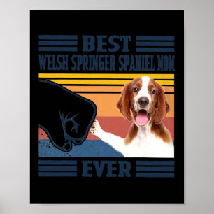 Best Welsh Springer Spaniel Mum Ever Funny Dog Poster