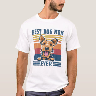 Best Welsh Terrier Mom Ever Funny Dog Mom T-Shirt