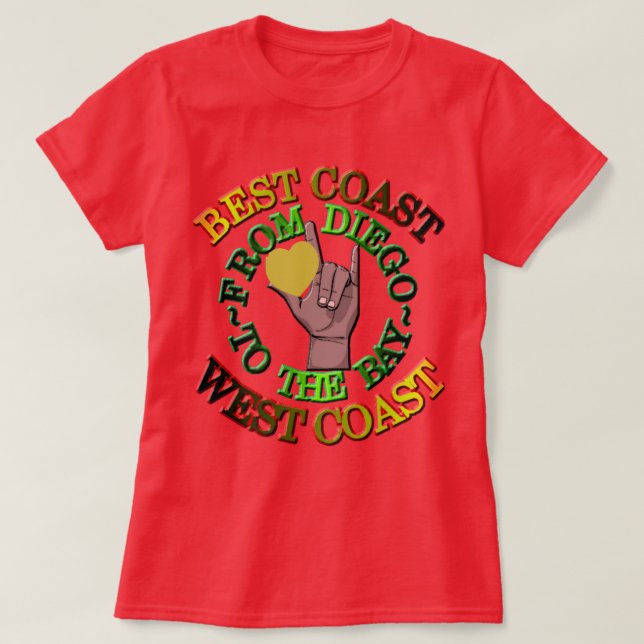 Best West Coco Luv T-Shirt (Design Front)